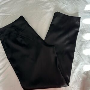 Kenar Black  Sateen  Pants